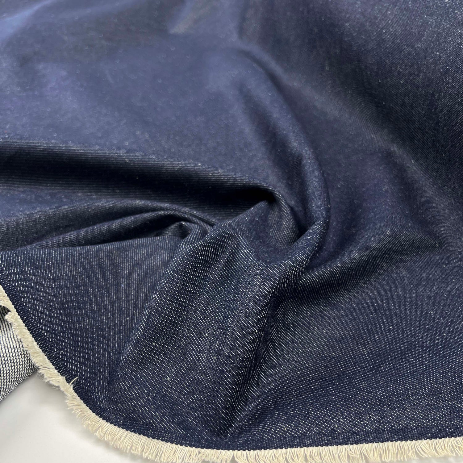 10.5oz Forge Denim Blue Cotton Woven Trouser Fabric CU