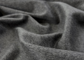 100% Cashmere Italian Coating Grey Fine Soft Wool Fabric