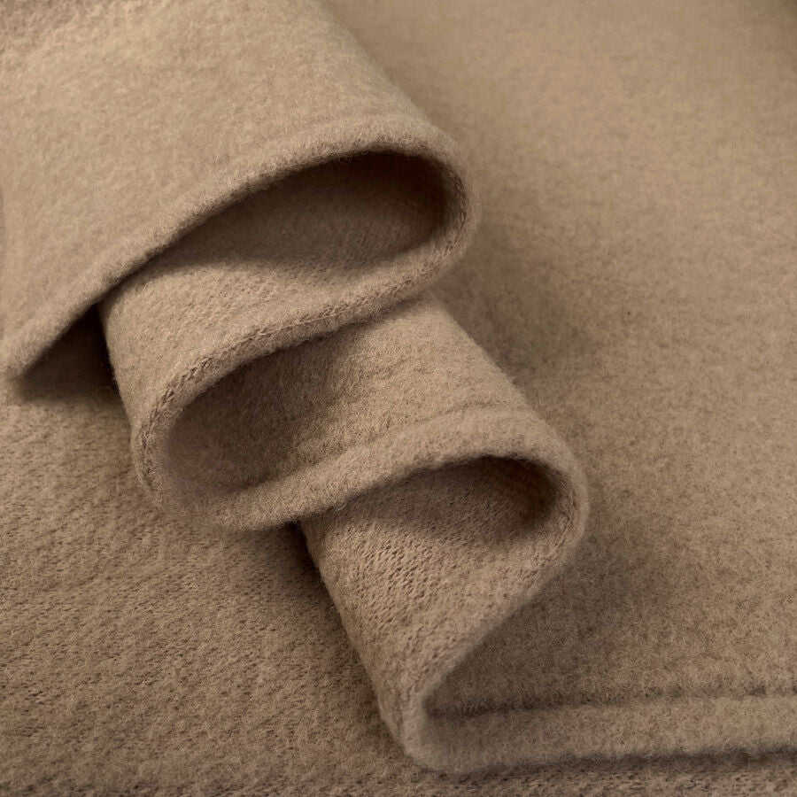 100% Wool Fleece - Beige