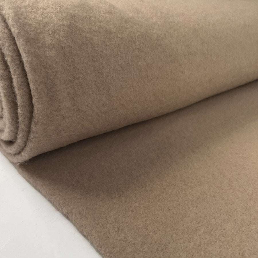 100% Wool Fleece - Beige