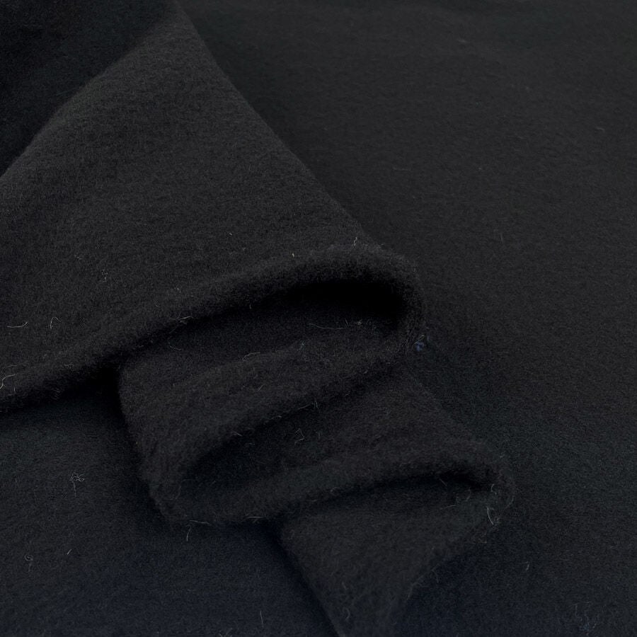 100% Wool Fleece - Black