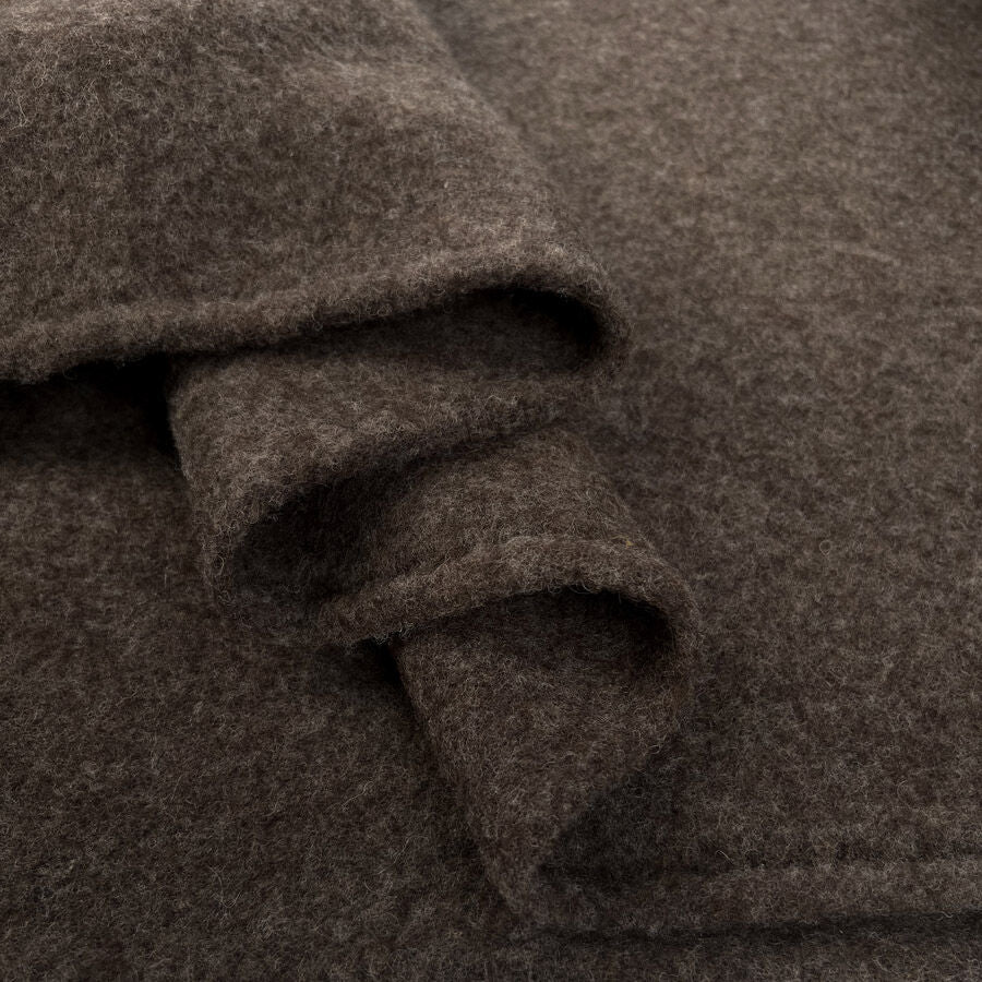 100% Wool Fleece - Brown