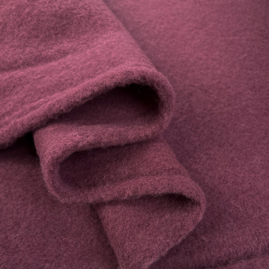 100% Wool Fleece - Mauve