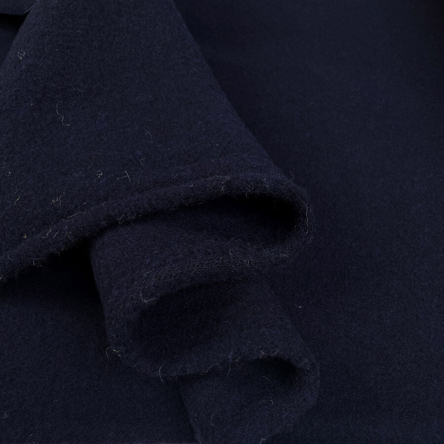 100% Wool Fleece - Navy