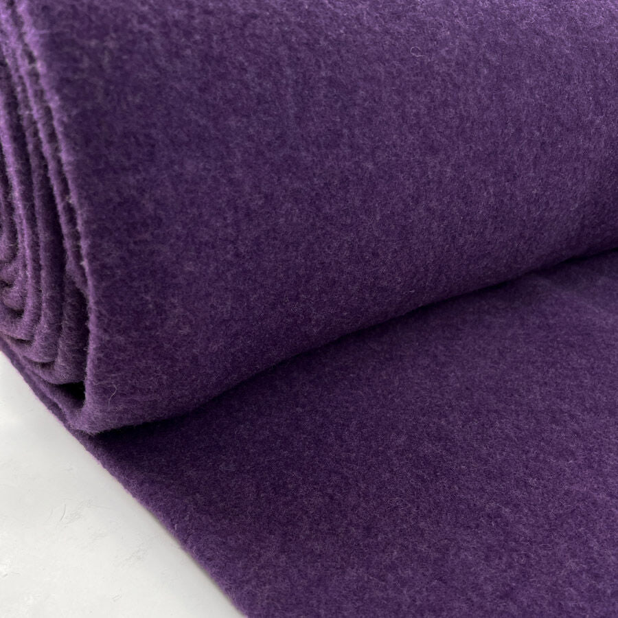 100% Wool Fleece - Purple