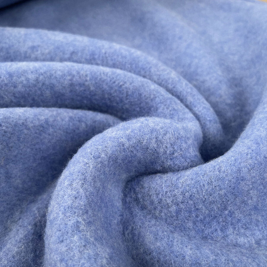 100% Wool Fleece - Sky Blue