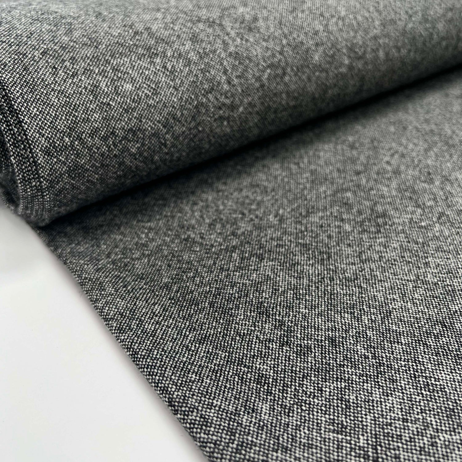 100% Wool Tweed - Grey