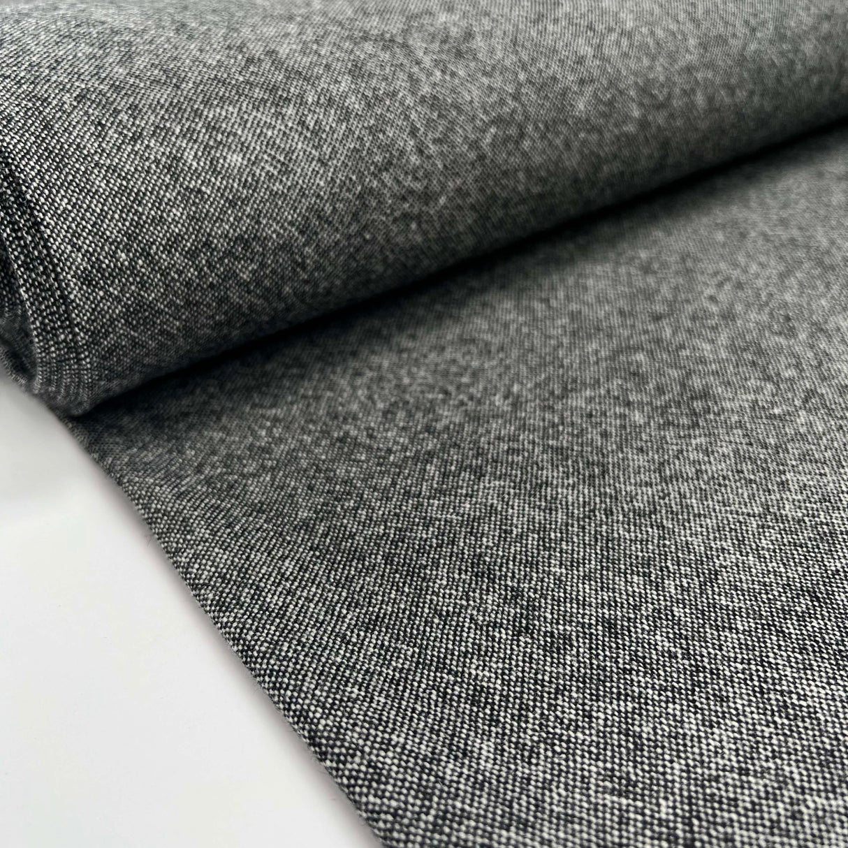 100% Wool Tweed - Grey