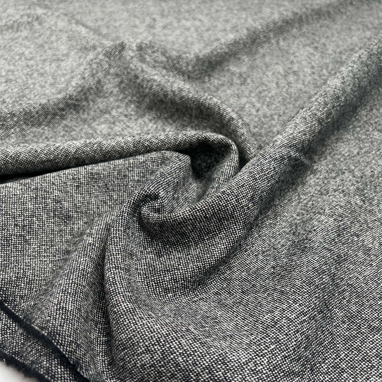 100% Wool Tweed - Grey