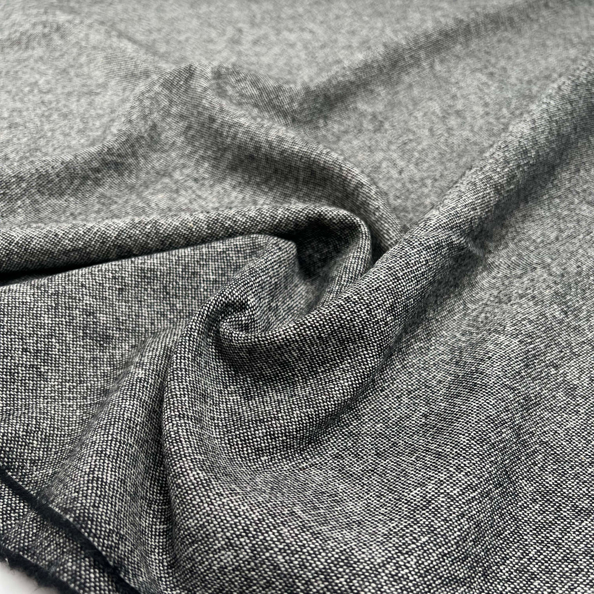 100% Wool Tweed - Grey