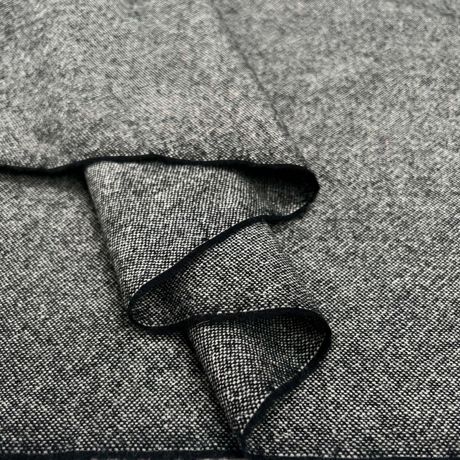 100% Wool Tweed - Grey