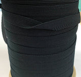 Soft Knitted Knicker Elastic - Black (12mm)