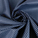 Remnant - Sewing Room - Micro Dot - Navy (2.5m)