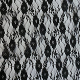 Remnant - Stretch Lace - Black (2.28m)