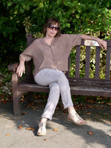 Plain Crushed Viscose - Tan