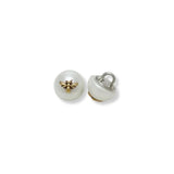 Pack of 10 Bumble Bee Pearl Buttons (11mm)