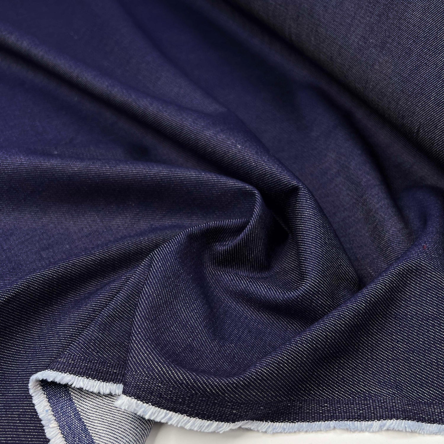 11oz Denim George Cotton Polyester Blue Indigo Plain Woven Jean Trouser Fabric CU