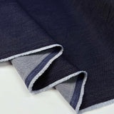 11oz Denim George Cotton Polyester Blue Indigo Plain Woven Jean Trouser Fabric Fold