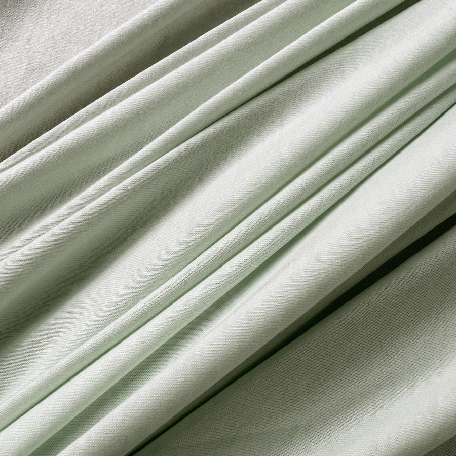 Remnant - Cotton Jersey - Mint Cream (2.24m)