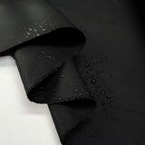 12oz_Waxed_Cotton_Black_British_Water_Resistant_Coating_Fabric_Splash