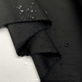 12oz_Waxed_Cotton_Navy_British_Water_Resistant_Coating_Fabric_Close_Up