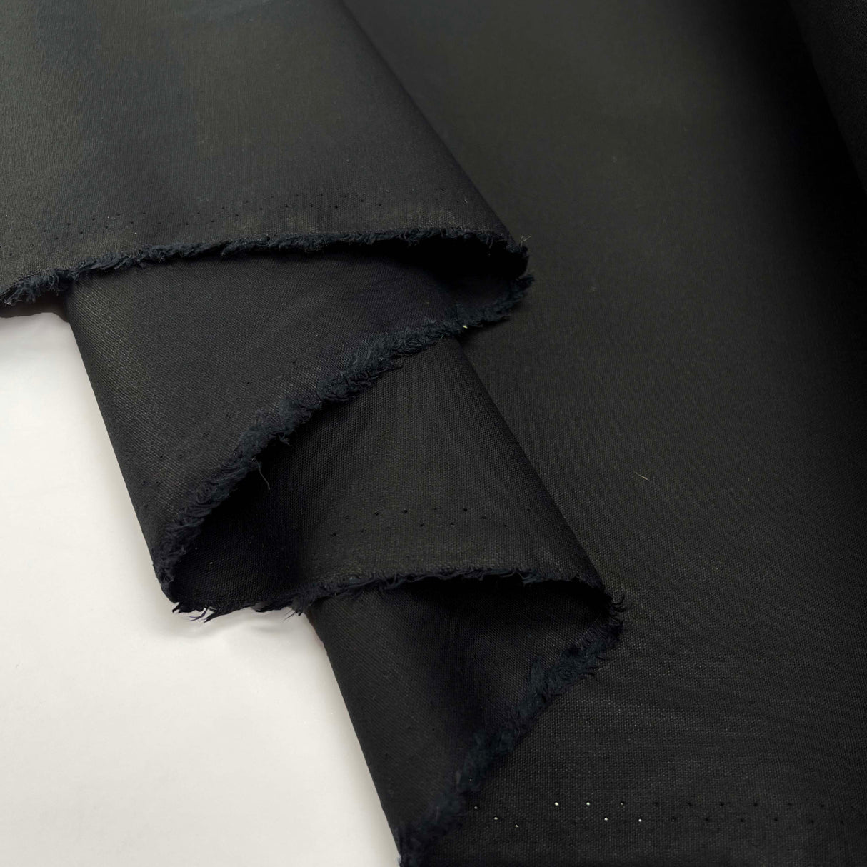 12oz_Waxed_Cotton_Navy_British_Water_Resistant_Coating_Fabric_Fold