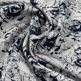 Remnant - Sterling Brocade - Navy (2.2m)