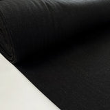 Remnant - Bamboo Linen Tweed - Black (1.6m)