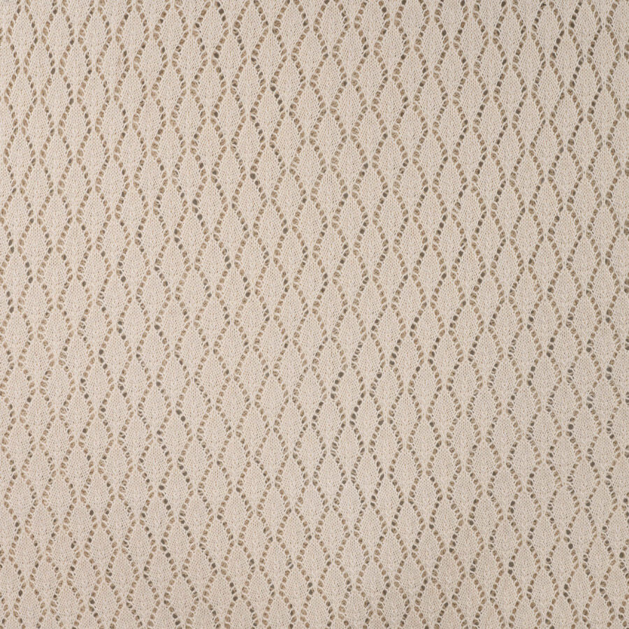 Remnant - Qjutie - Cotton Crochet - Ecru (1.5m)