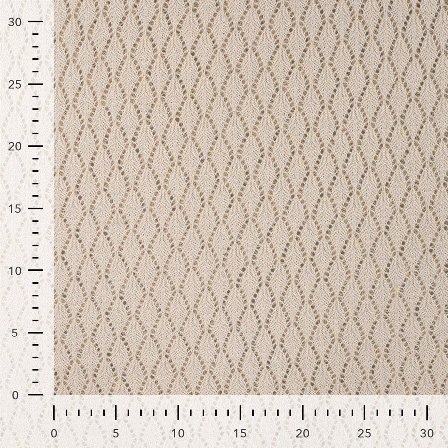 Remnant - Qjutie - Cotton Crochet - Ecru (1.5m)