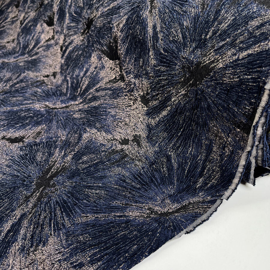 Orchid Brocade - Navy