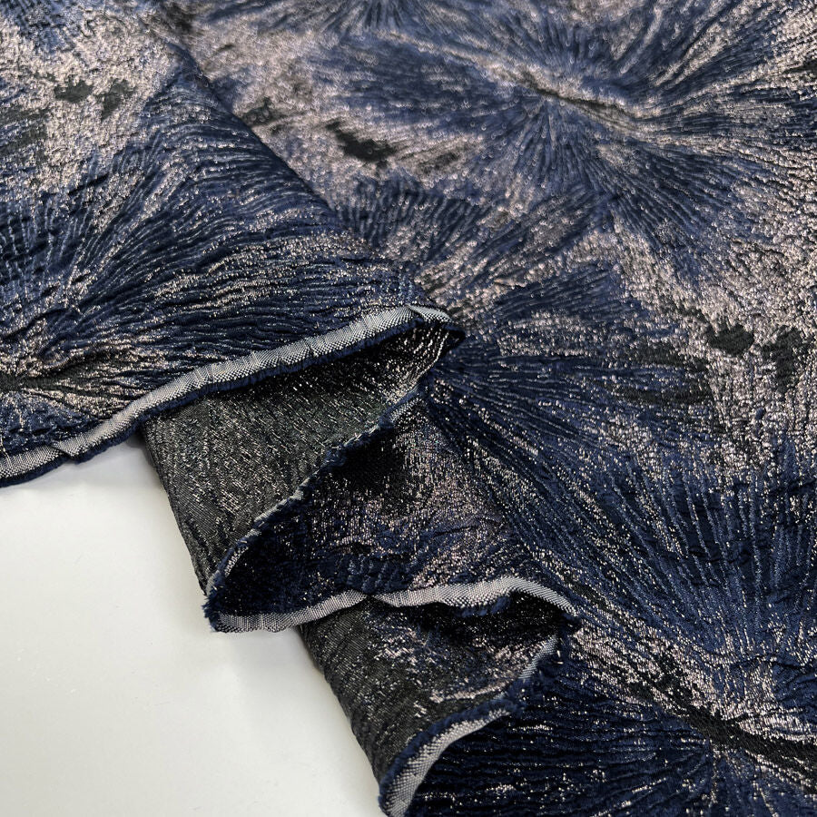 Orchid Brocade - Navy