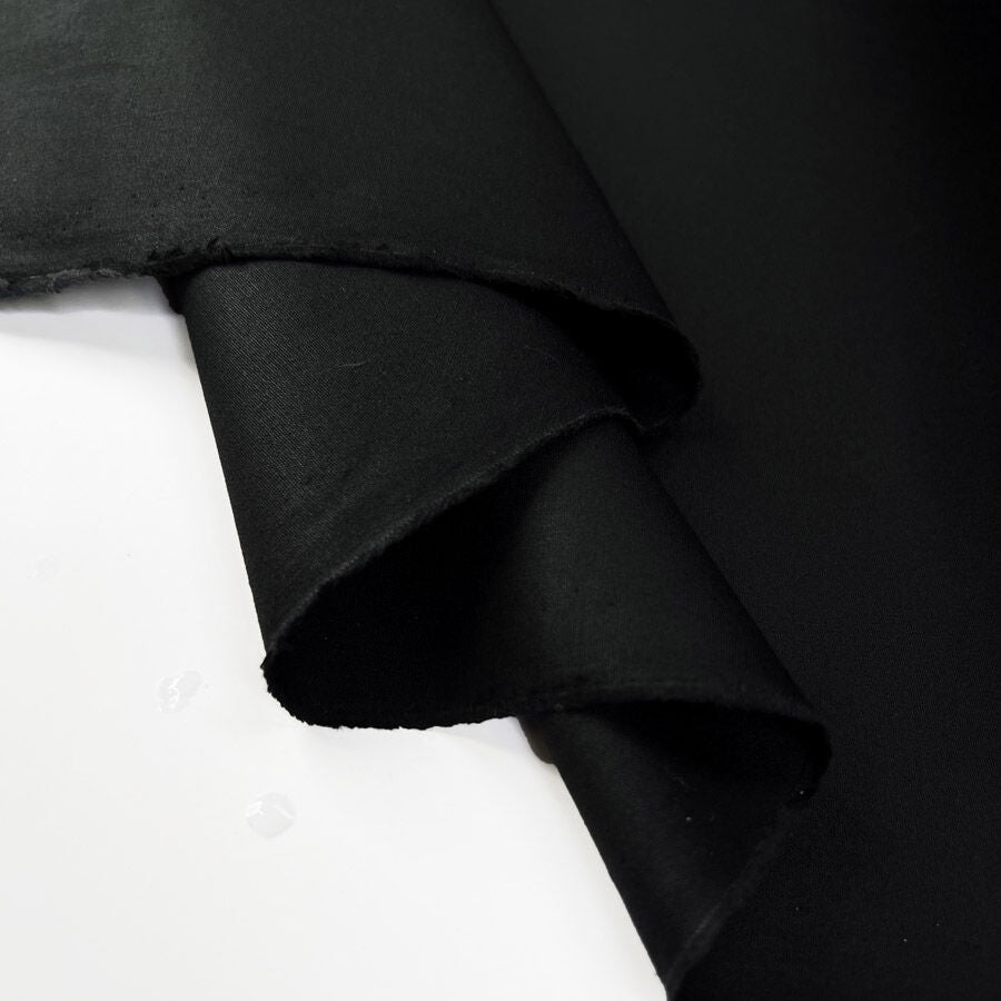 Water Resistant Cotton Cambric 6oz - Black