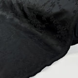 Satin Brocade - Black