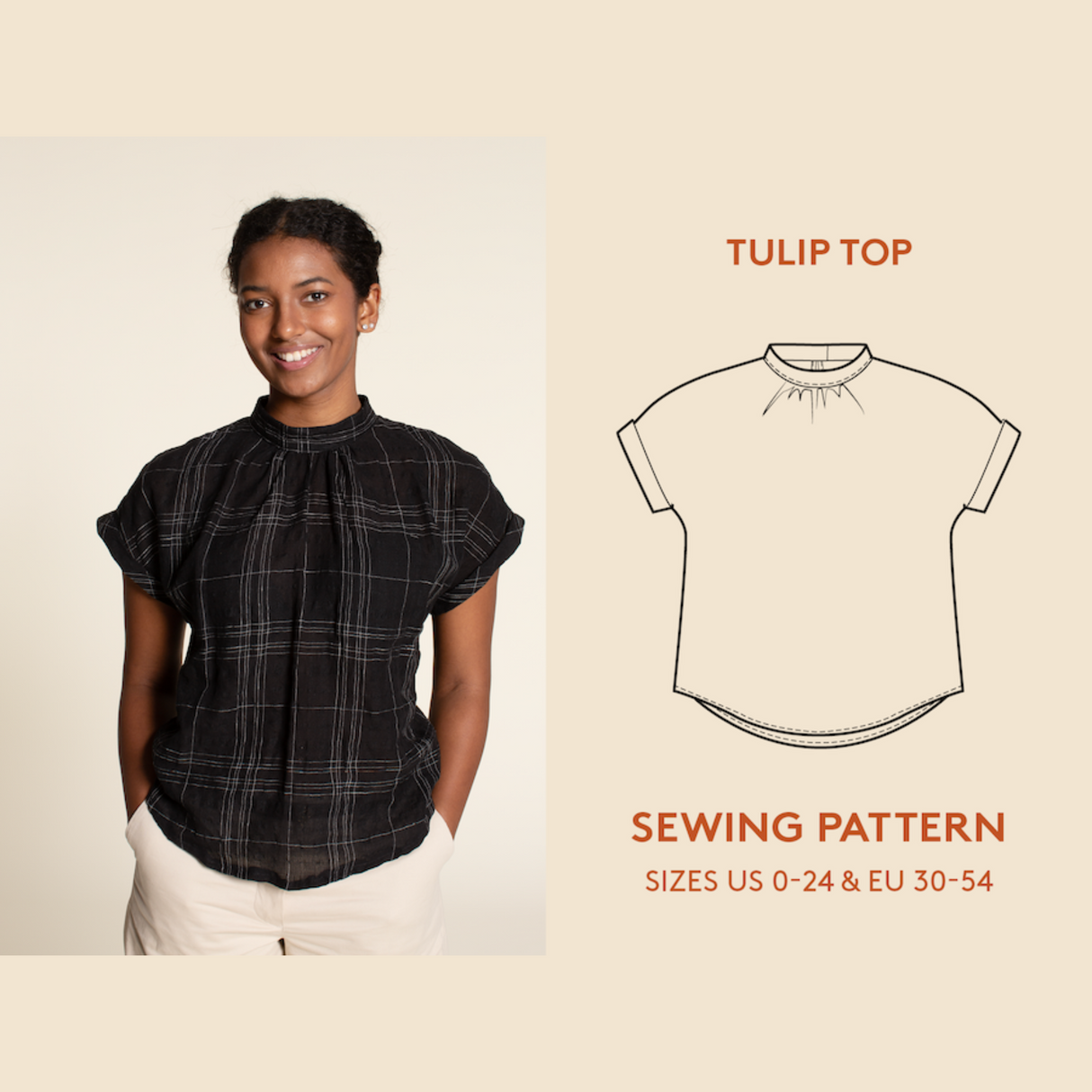 Wardrobe By Me - Tulip Top Pattern