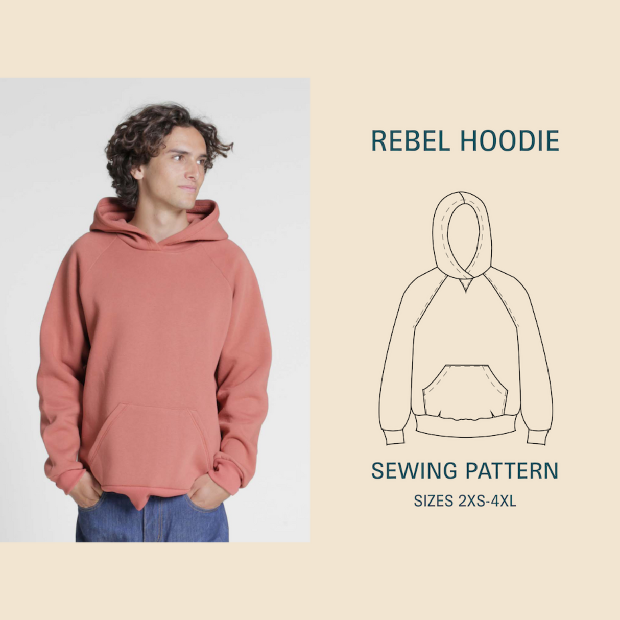 Wardrobe By Me - Men's Rebel Raglan Pattern