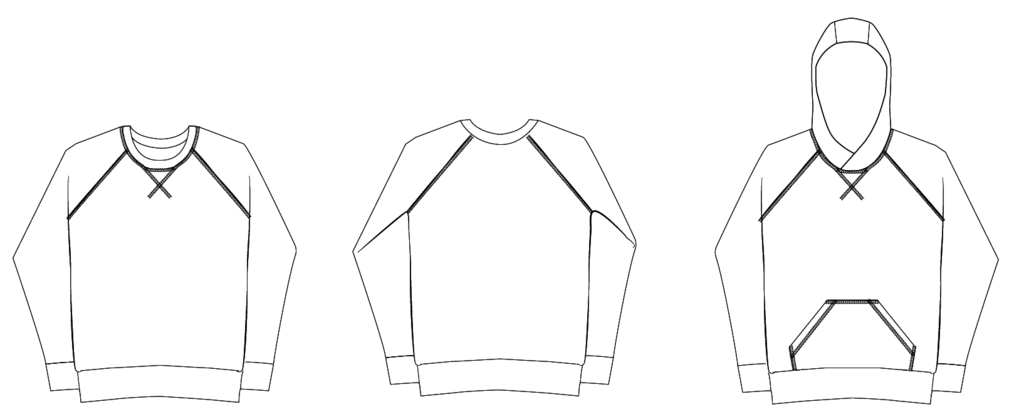 Wardrobe By Me - Men's Rebel Raglan Pattern