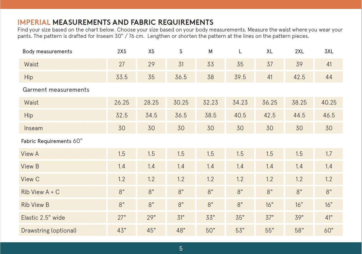 Wardrobe By Me - Men's Rebel Sweatpants Pattern