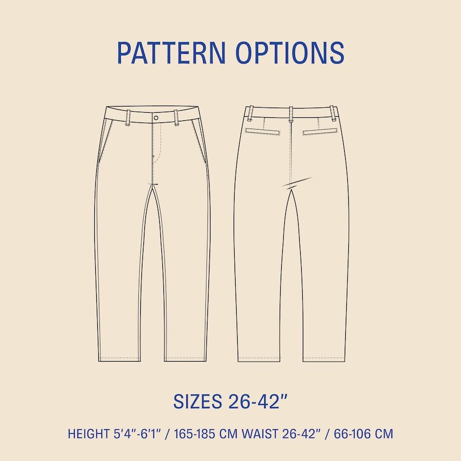 Wardrobe By Me - Chino Pants Pattern