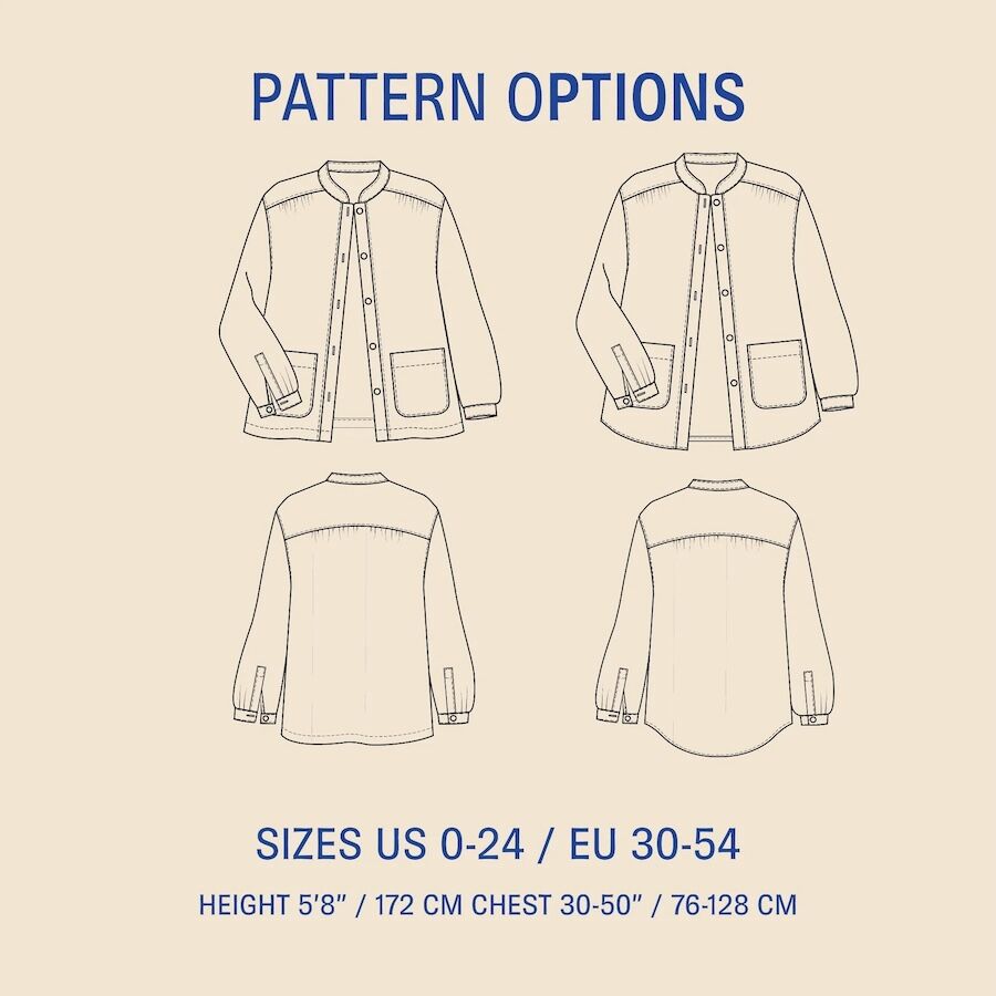 Wardrobe By Me - Artist Jacket Pattern