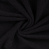 400gsm Sherpa Suede - Black