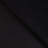 400gsm Sherpa Suede - Black