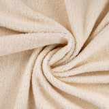 400gsm Sherpa Suede - Ecru