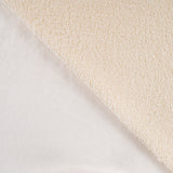 400gsm Sherpa Suede - Ecru
