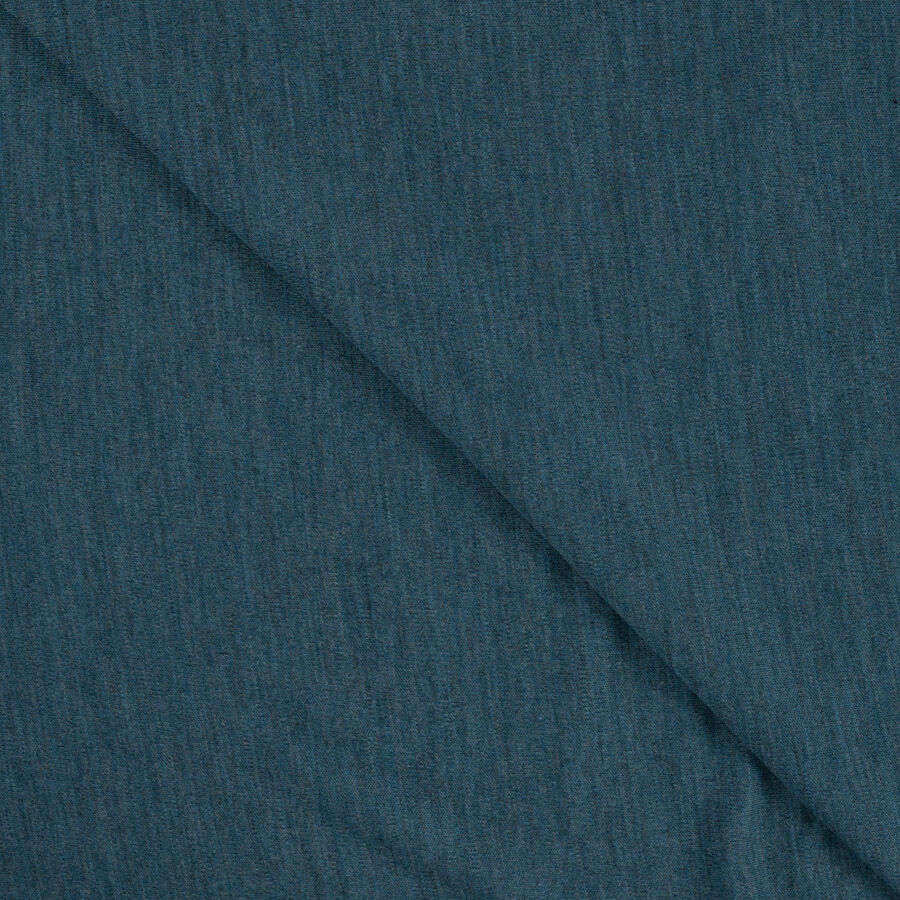 100% Merino Wool Jersey - Petrol