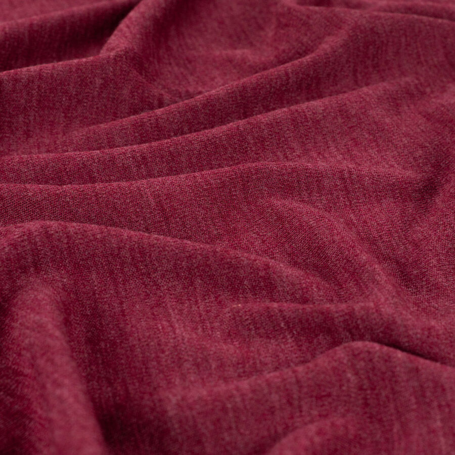 100% Merino Wool Jersey - Bordeaux