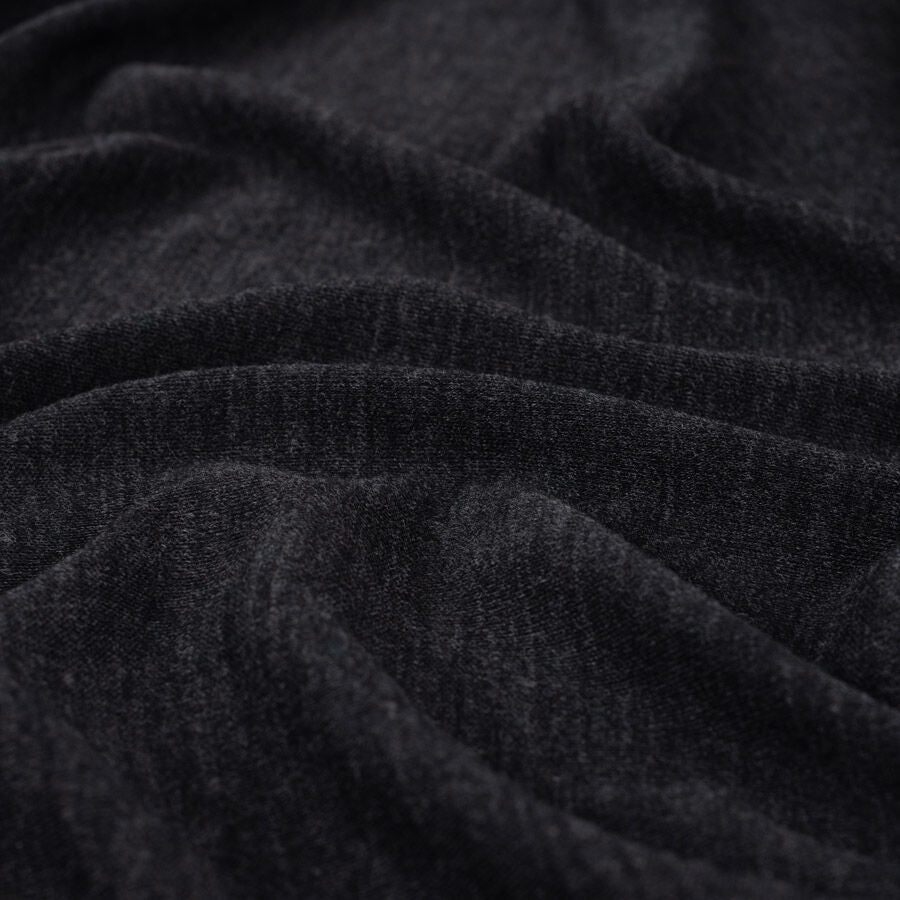 100% Merino Wool Jersey - Antracite