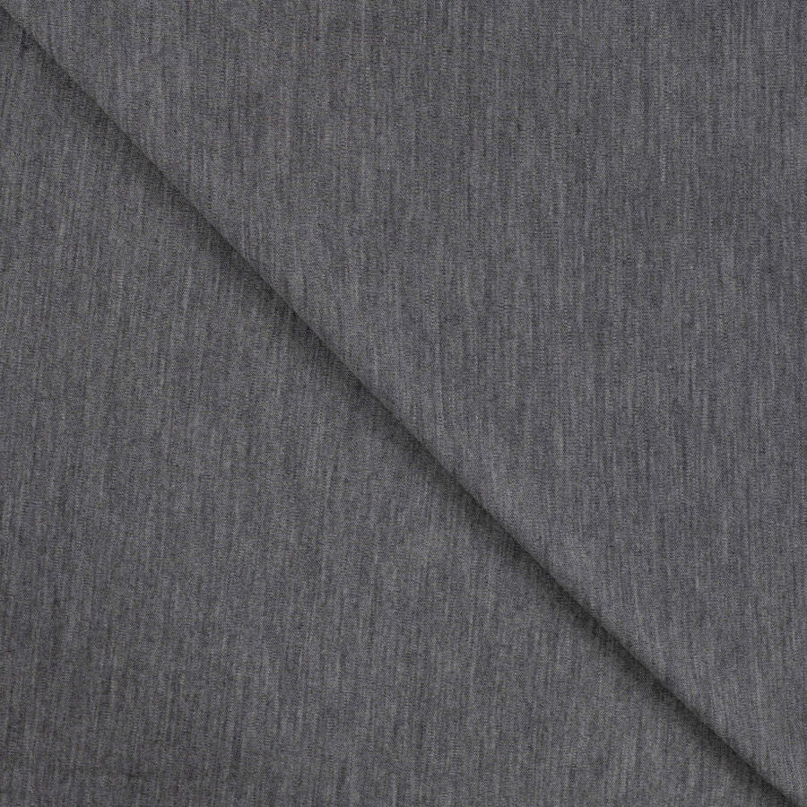 100% Merino Wool Jersey - Mid Grey