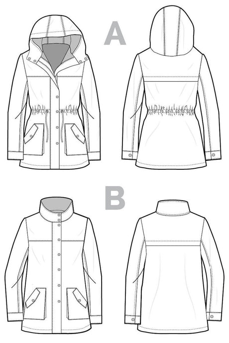 Closet Core Patterns - Kelly Anorak Pattern