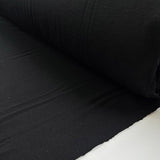 Soft Rib Cotton Jersey - Black